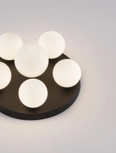 Designové stropní svítidlo Edem 35 černé – G9
