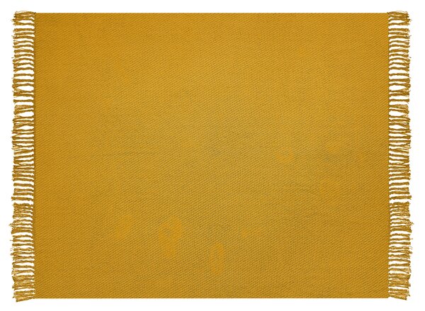 Deka YARSA Bavlna 125 x 150 cm Hořčicová