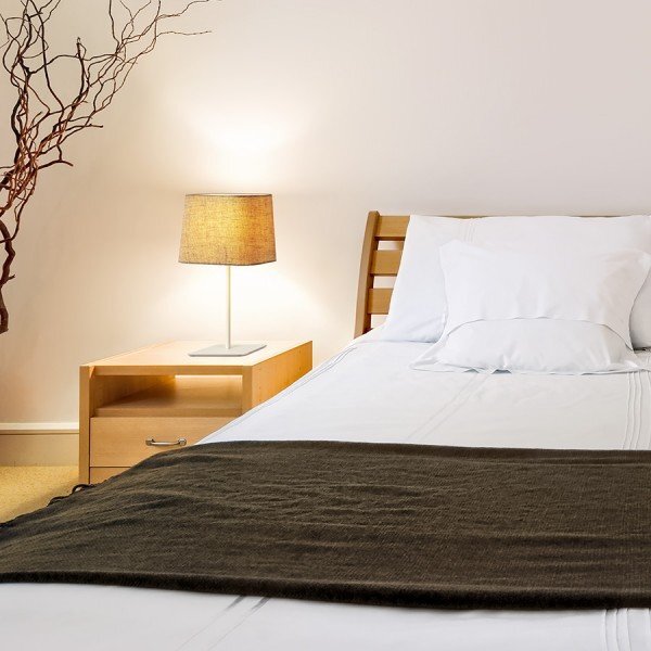PERTH stolní béžová/bílá 230V E27 15W - RED - DESIGN RENDL