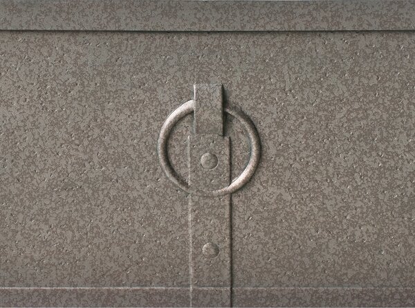 Sada 2 květináčů PORIA 60 cm Šedá