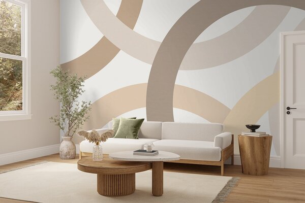 Fototapety Abstrakce s kruhy, Fototapety geometrie, w05709v2 : uwalls.cz