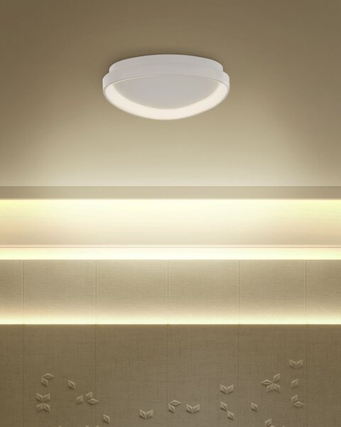 LED stropní lampa NANDING Kov Bílá