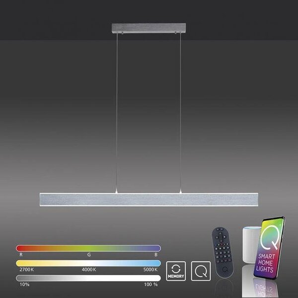 Paul Neuhaus Závěsné LED svítidlo Q-ADRIANA, 35W, d. 110 cm, ZigBee 2700-5000K