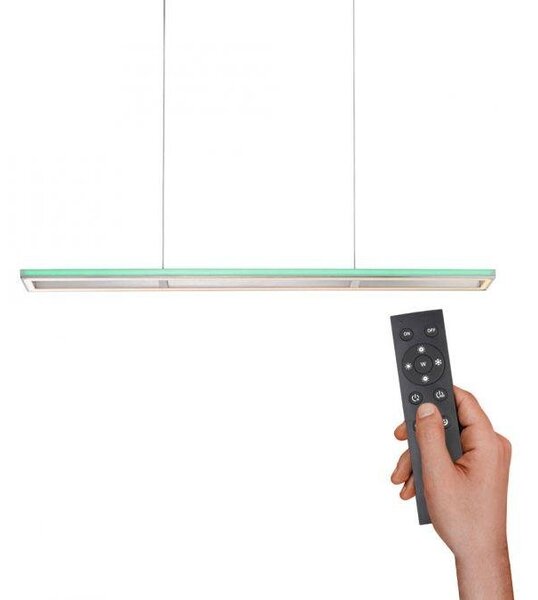 Paul Neuhaus Závěsné LED lineární svítidlo HELIX, 51W, d. 110 cm, RGB, CCT 2700-5000K