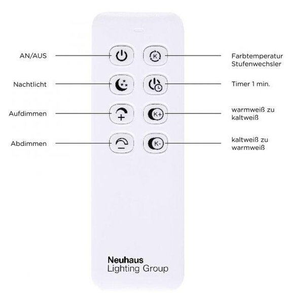 Paul Neuhaus Závěsné LED svítidlo PALMA, 43W, d. 121 cm, CCT 2700-5000K