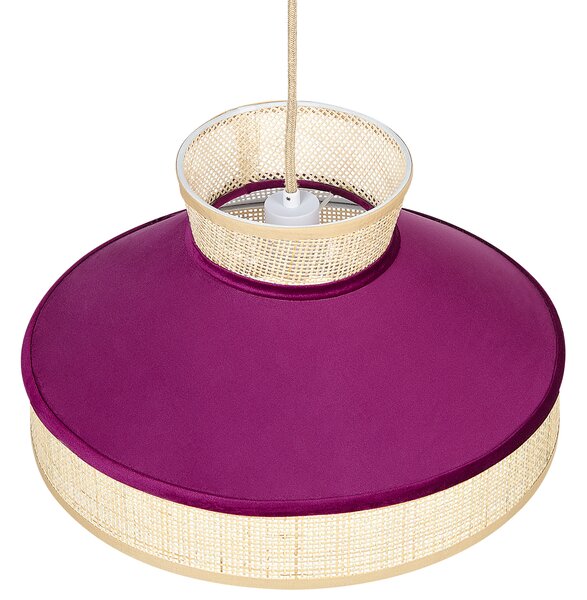 Závěsná lampa BATALI Ratan Fuchsiová