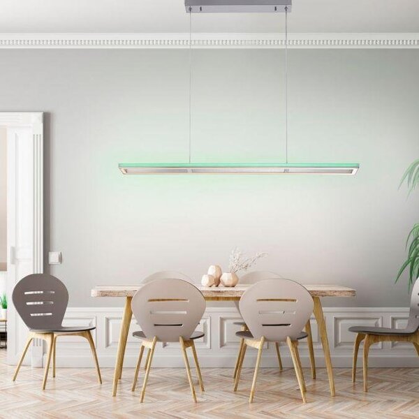 Paul Neuhaus Závěsné LED lineární svítidlo HELIX, 51W, d. 110 cm, RGB, CCT 2700-5000K