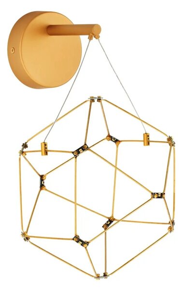 Designové nástěnné svítidlo Nebula zlatá