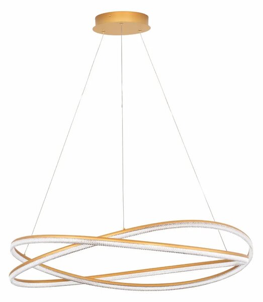 Designový lustr Ophelia zlatá