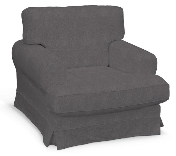 Potah na křeslo IKEA Ekeskog barva šedá látka pletený vzor