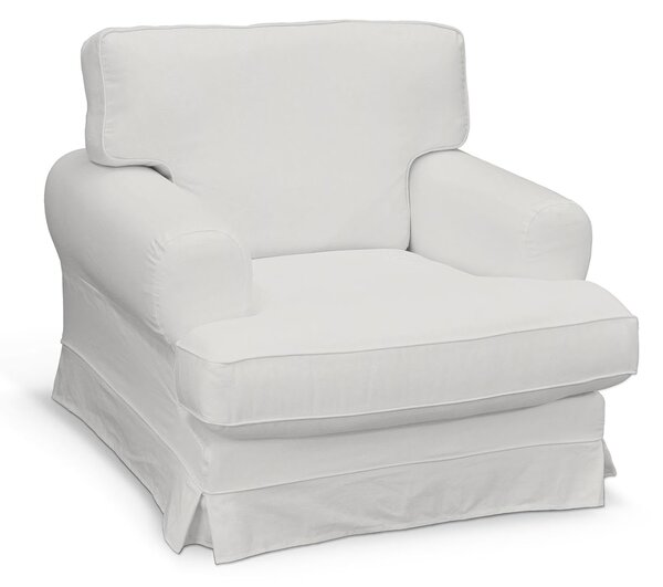 Potah na křeslo IKEA Ekeskog barva béžová látka pletený vzor