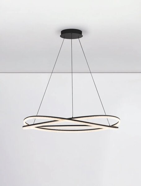 Designový lustr Ophelia černá