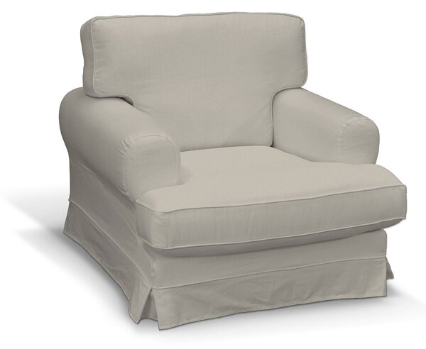 Potah na křeslo IKEA Ekeskog barva šedá látka sametová