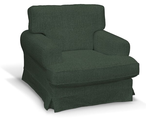 Potah na křeslo IKEA Ekeskog barva zelená látka pletený vzor