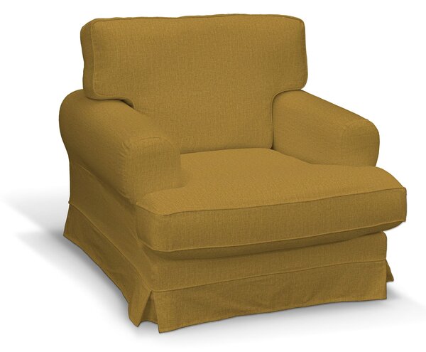 Potah na křeslo IKEA Ekeskog barva žlutá látka pletený vzor