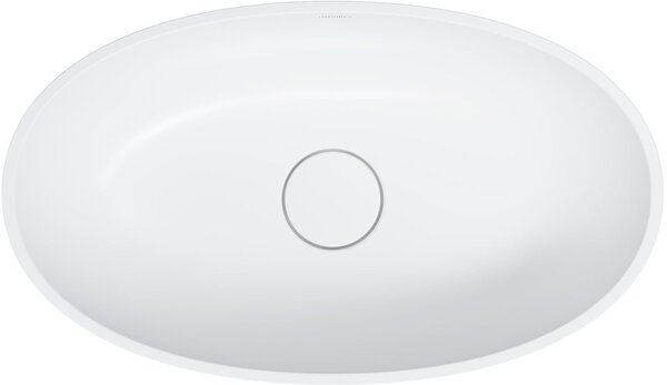 Omnires Shell M+ umyvadlo 60x35 cm oválné na pult bílá matný SHELLUNBM