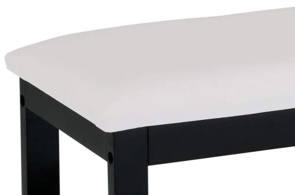 Botník / taburet černý 83168-06 BK