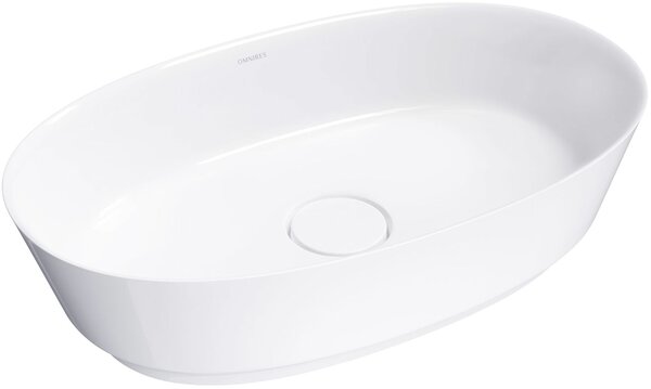 Omnires Neo M+ umyvadlo 60x36 cm oválné na pult bílá lesk NEOUNBP