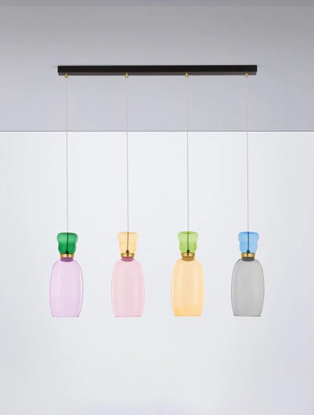 Designový lustr Pluma A – Více barev