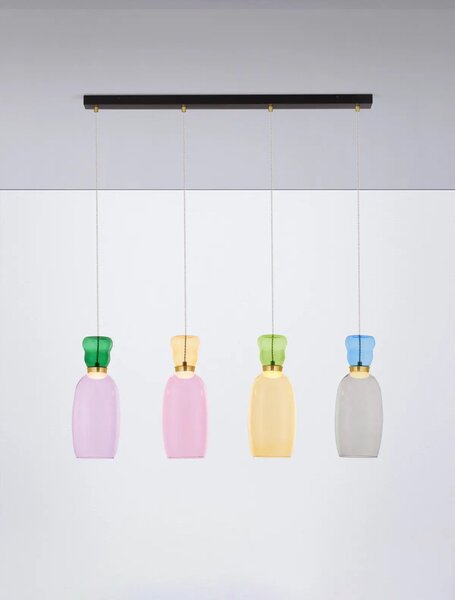 Designový lustr Pluma A – Více barev