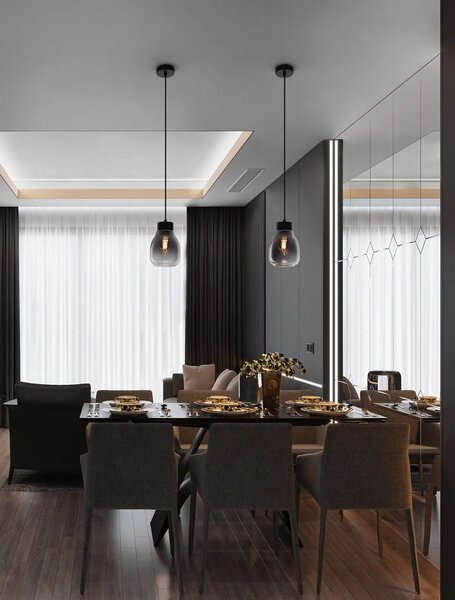 Designový lustr Blaku A