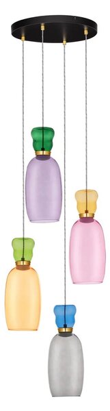 Designový lustr Pluma B – Více barev
