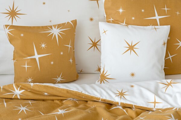 Povlečení Arietta Gold Flanel premium 1x 200/200, 2x 70/90