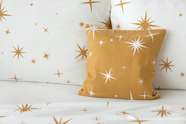 Povlečení Arietta Gold Flanel premium 1x 200/200, 2x 70/90