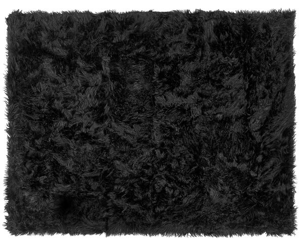 Přikrývka na postel DELICE 150 x 200 cm Černá