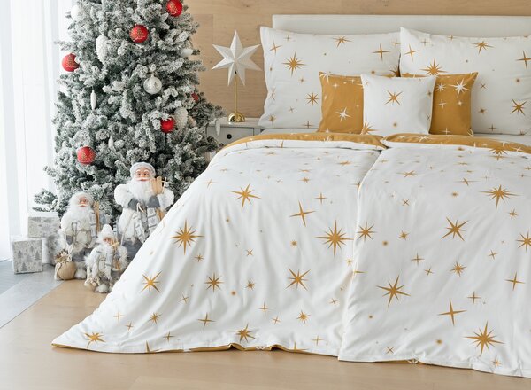 Povlečení Arietta Gold Flanel premium 1x 200/200, 2x 70/90