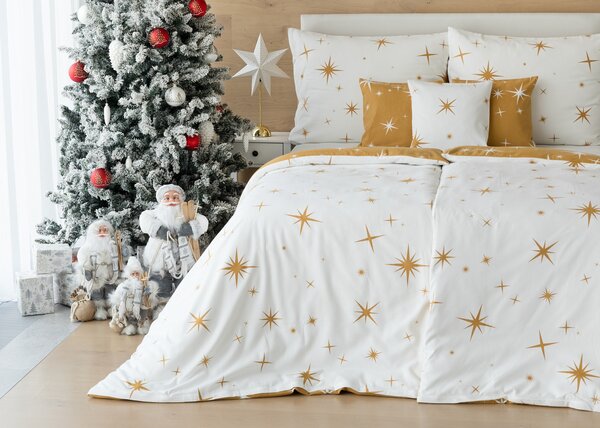 Povlečení Arietta Gold Flanel premium 1x 200/200, 2x 70/90