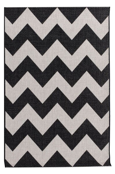 Koberec Modern Chevron black/beige 160x230cm