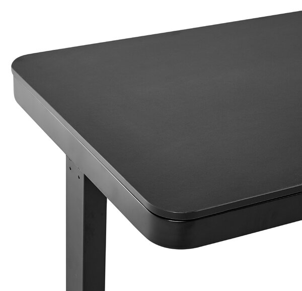 Elektricky výškově nastavitelný pracovní stůl KENLY 120 cm 60 cm s USB portem Černá
