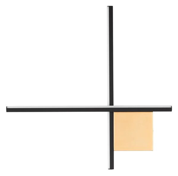 Designové nástěnné svítidlo Cross 50 zlatá