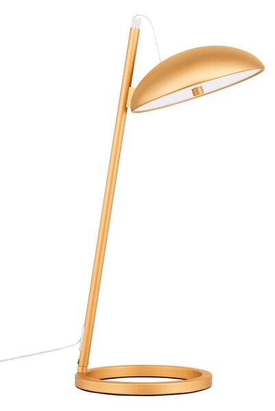 Designová stolní lampa Flute zlatá