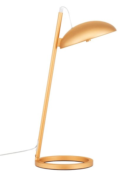 Designová stolní lampa Flute zlatá