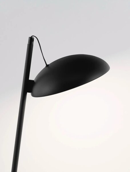 Designová stolní lampa Flute černá