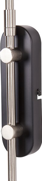 Nástěnná lampa SISSA Černá Kov Nastavitelná
