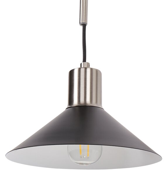 Nástěnná lampa SISSA Černá Kov Nastavitelná