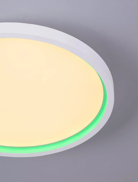 Moderní stropní svítidlo Chet RGB 39 s dálkovým ovládáním – 39 x 120 cm