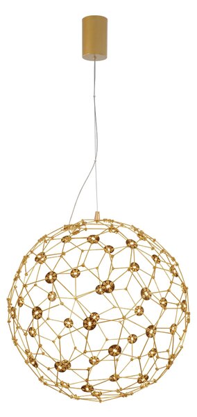 LED lustr Sole 40 zlaté – Zlatá