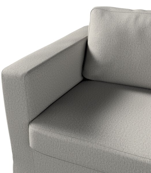 Potah na pohovku IKEA Karlstad 3-místná, nerozkládací, dlouhý barva šedá látka pletený vzor