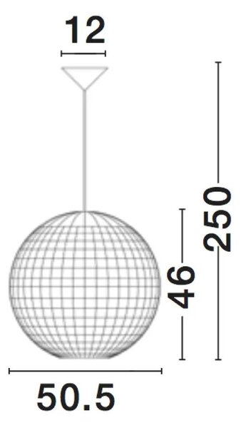 Rustikální lustr Griffin 50.5 hnědá
