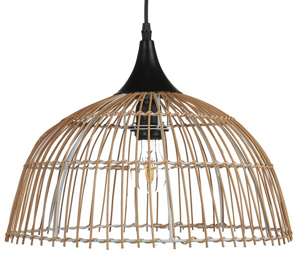 Závěsná lampa BARARIS Ratan Přírodní