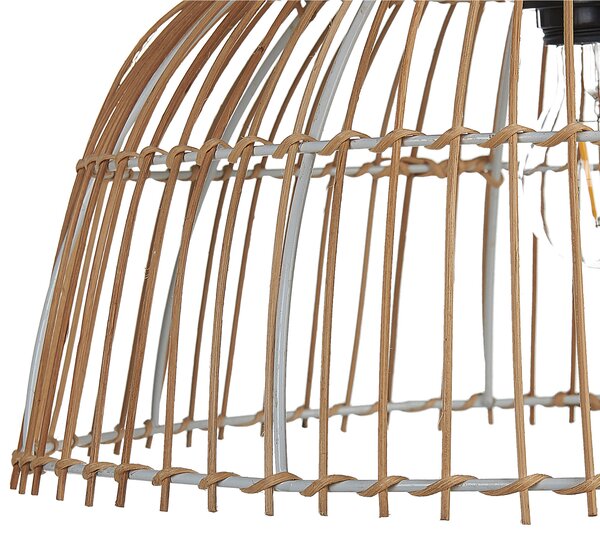 Závěsná lampa BARARIS Ratan Přírodní