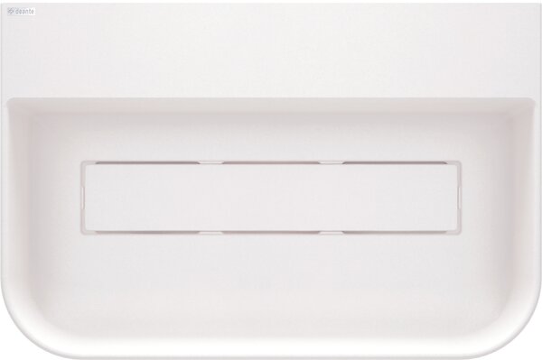 Deante Arnika, granitové umyvadlo na desku 605x405x135 mm, bílá matná, DEA-CQA_AU6S
