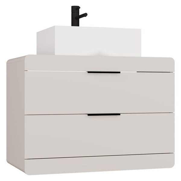 TP Living Závěsná skříňka pod umyvadlo Terra 2S 80 cm kašmírová
