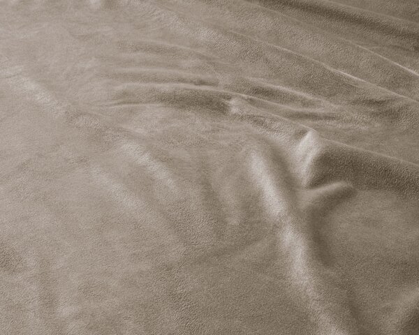 Sleeptime Sametové prostěradlo Taupe Velikost: 160x200