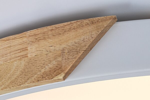Stropní svítidlo LED 3000 / 4000 / 6500K biela, drevo IP20 Rabalux MAPLE2 71419