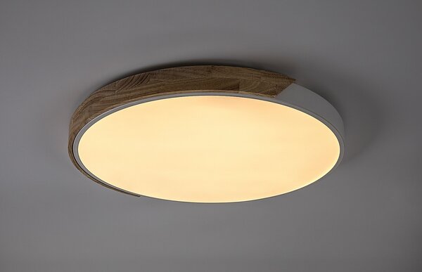 Stropní svítidlo LED 3000 / 4000 / 6500K biela, drevo IP20 Rabalux MAPLE2 71419